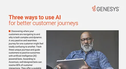 Tres maneras de utilizar la inteligencia artificial para mejorar el journey del cliente