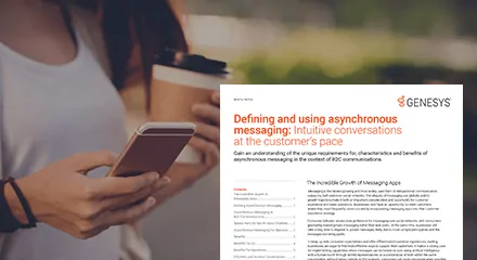Asynchronous messaging