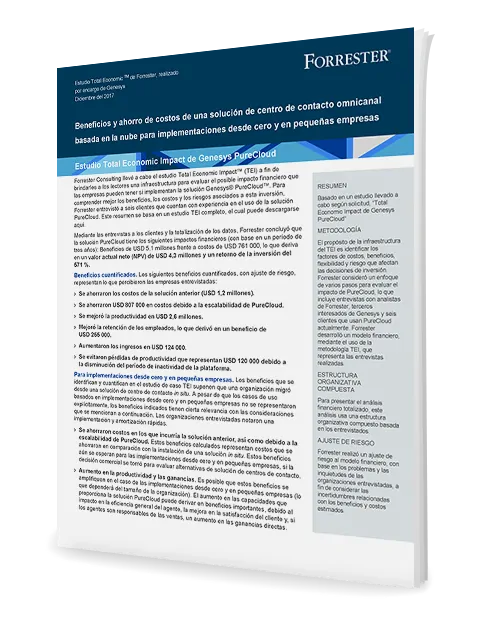 Purecloud tei spotlight greenfield 3d es