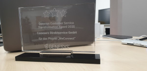 Customer Service Transformation Award 2020: Commerz Direktservice erhält Genesys-Auszeichnung