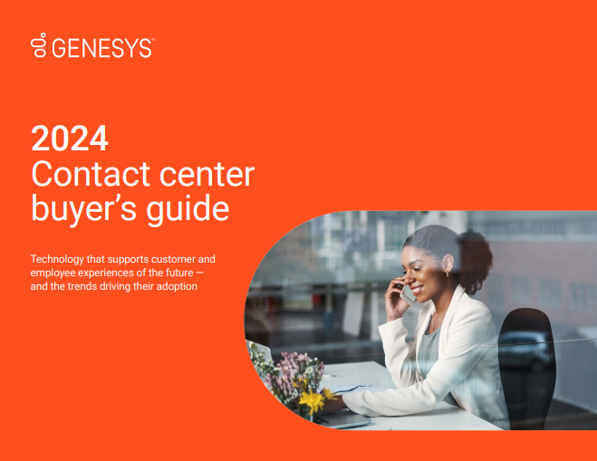 2024 contact centers buyers guide page 1