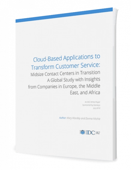 2018 idc report on mid size contact center in transition to cloud   emea