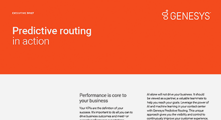 Predictive routing in action ex resource center en