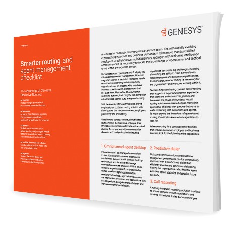 Smarter routing and agent management checklist 3d en