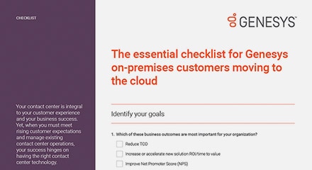 Essential checklist for genesys on premises customers cl en thumbnail kit resource center