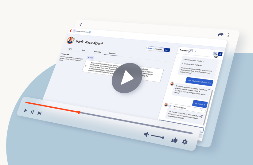 Agentic virtual agent demo video thumbnail 824×528