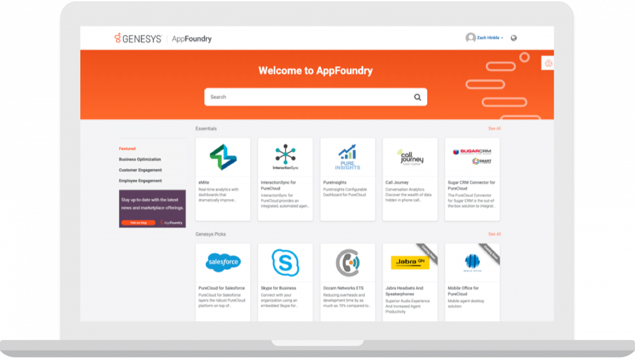 Genesys Cloud CX call center software integrations and apps | Genesys