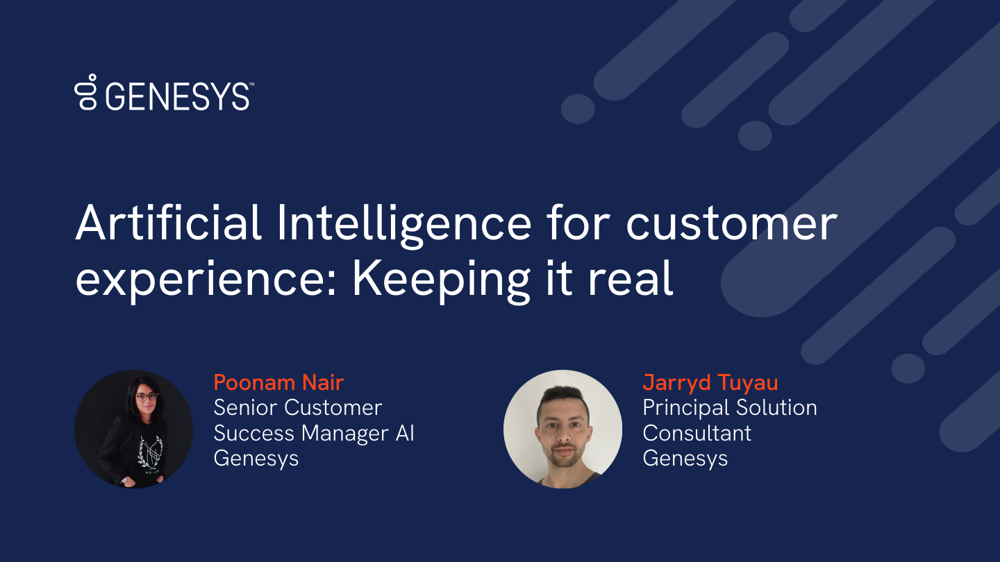 AI for CX Webinar Series – The art of the possible with AI: Realising the value 2/4