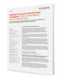 Defining and Using Asynchronous Messaging | Genesys