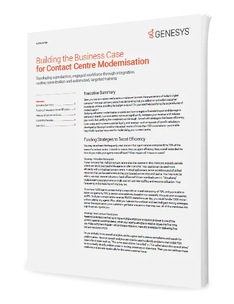 Building the business case for contact centre modernisation wp 3d qe anz
