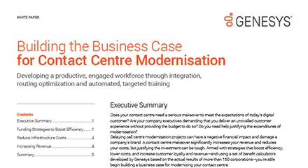 Building the business case for contact centre modernisation wp resource center qe anz