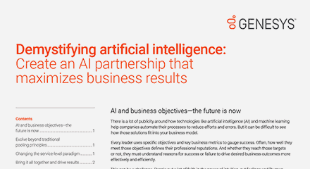 Maximize business results with ai