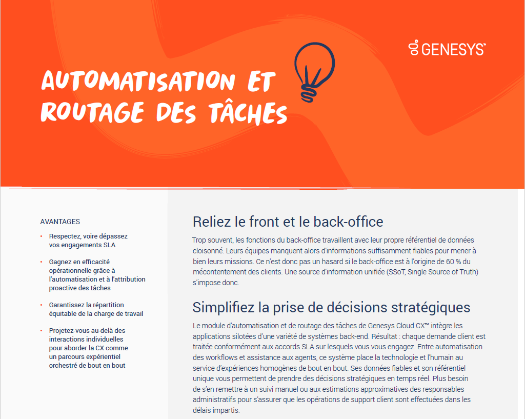 Fr work automation and task routing
