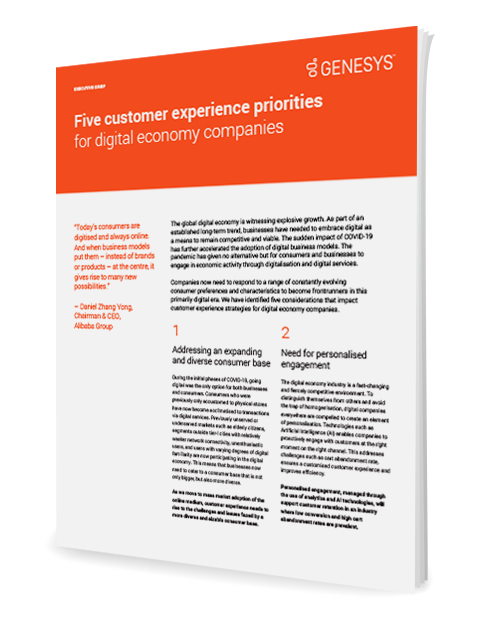 Five customer experience priorities thumbnails 3d