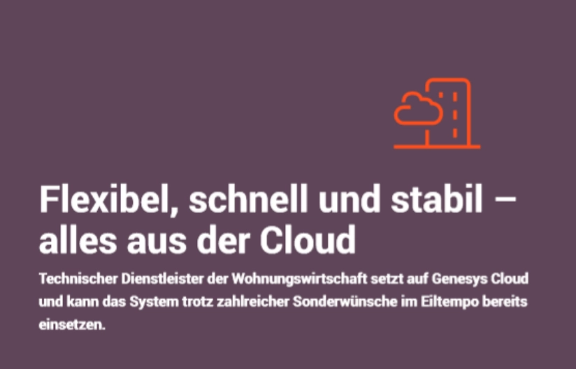 Flexibel, schnell und stabil   alles aus der cloud