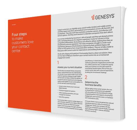Four steps to make customers love your contact center ts 3d en