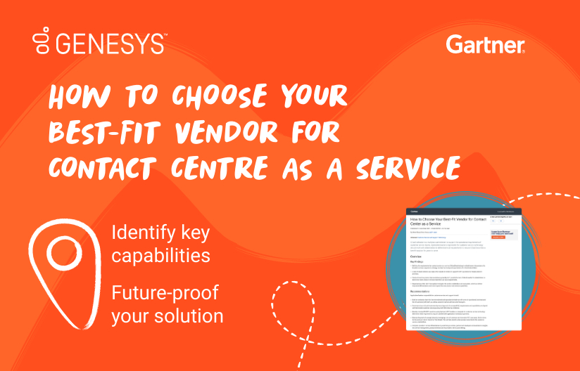 Gartner: how to choose your best fit vendor for ccaas