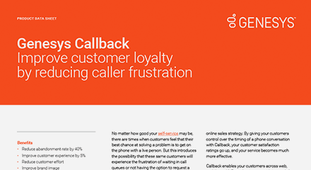 Genesys callback ds resource center en