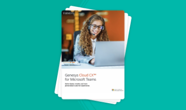 Genesys Cloud CX for Microsoft Teams