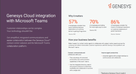 Genesys cloud cx integration with microsoft teams max quality