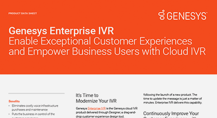Genesys enterprise ivr ds resource center en