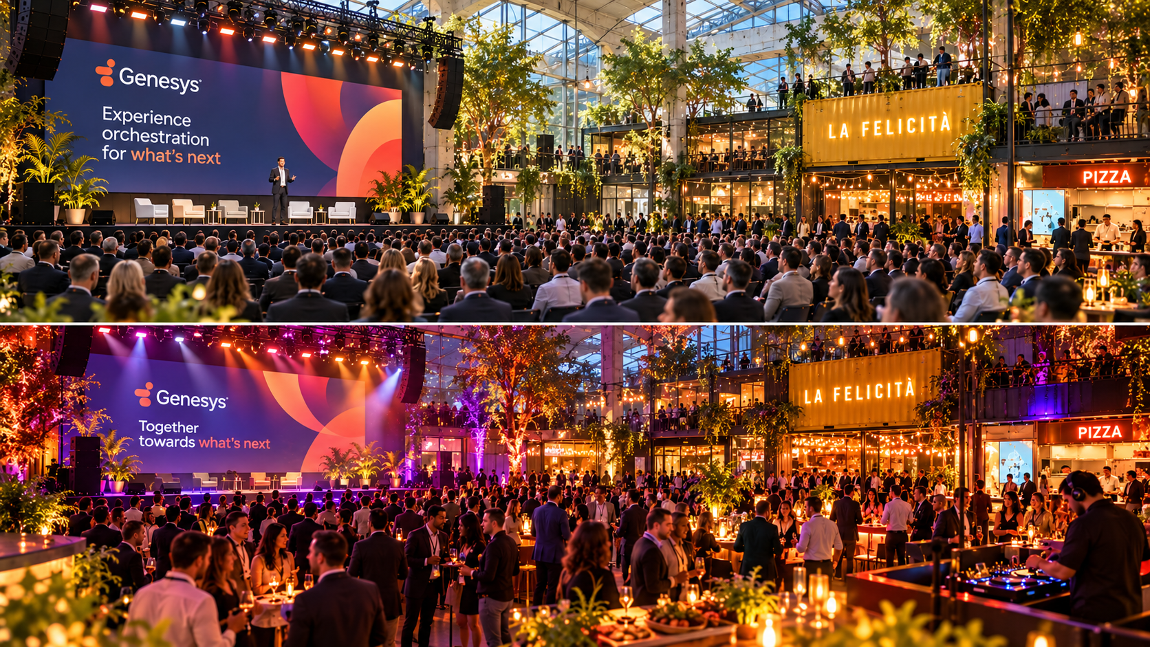 Genesys event from conference to celebration
