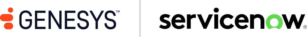 Genesys partner logo servicenow color