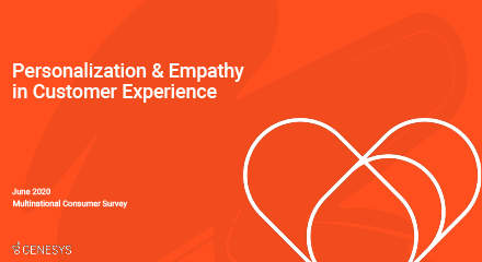 Genesys research  personalisation and empathy in customer experience rc 440x240px