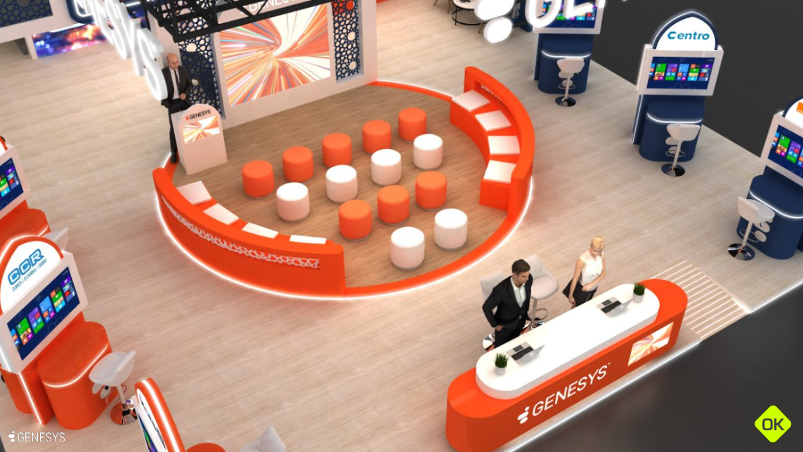 Genesys stand theatre gitex