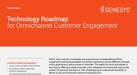 Genesys technology roadmap for omnichannel customer engagement eb resource center en
