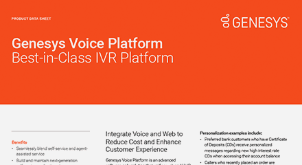 Genesys Voice Platform