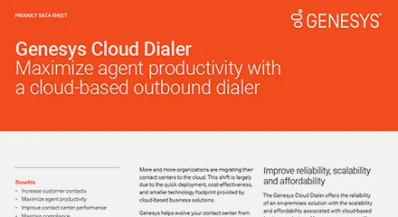 Genesys Cloud Dialer