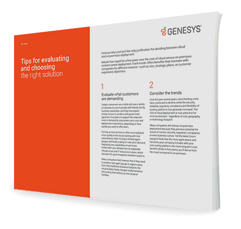 Genesys evaluating and choosing the right solution ts 3d en