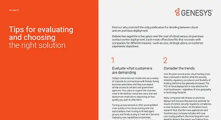 Genesys evaluating and choosing the right solution ts resource center en