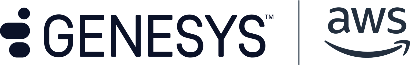Genesys partner logo aws dark