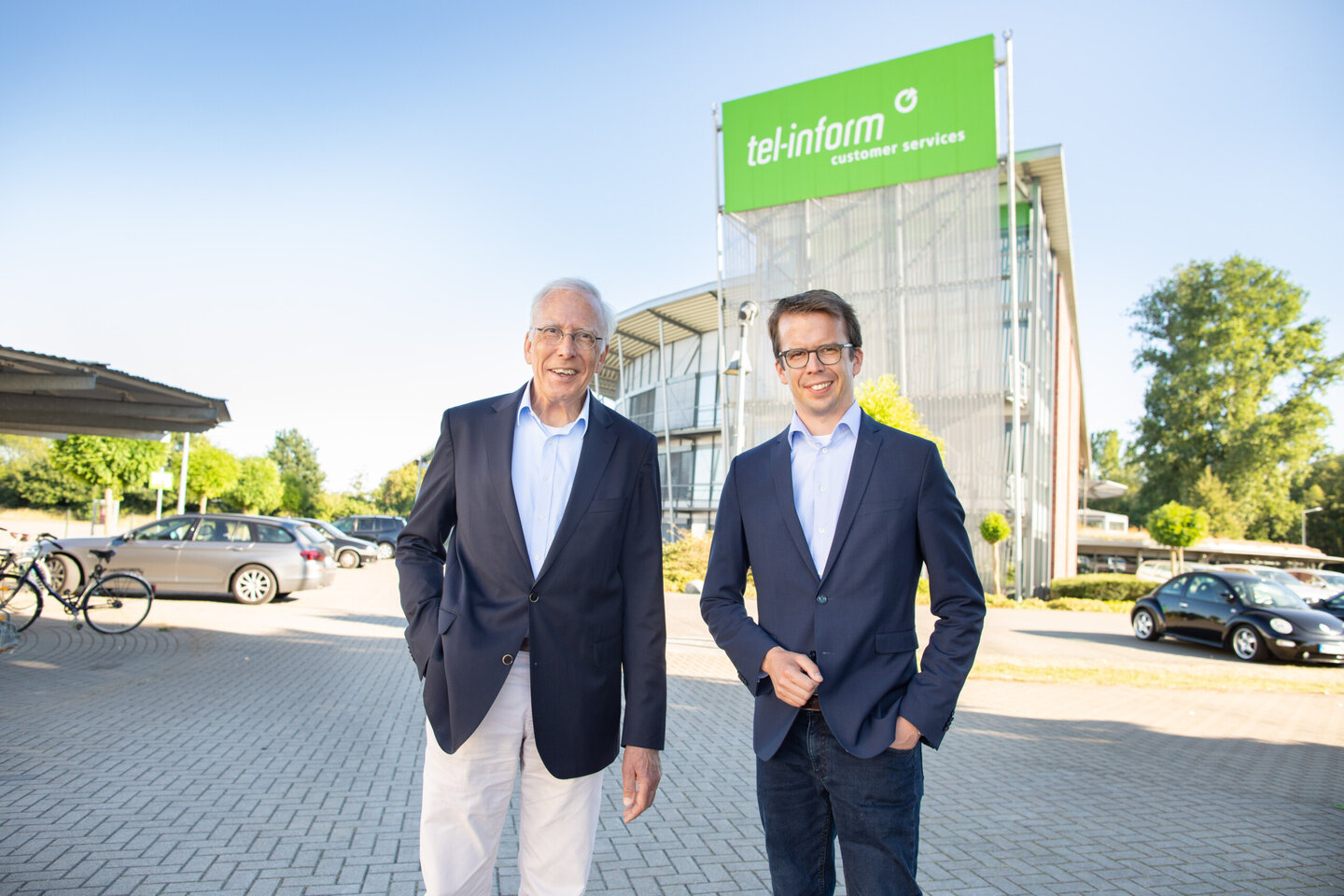 Geschäftsführer heinz sack & bernhard sack (v.l.) ©impacx services gmbh, ehemals tel inform