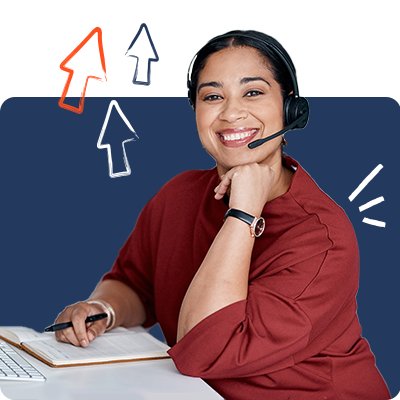 Improve contact center agent performance header