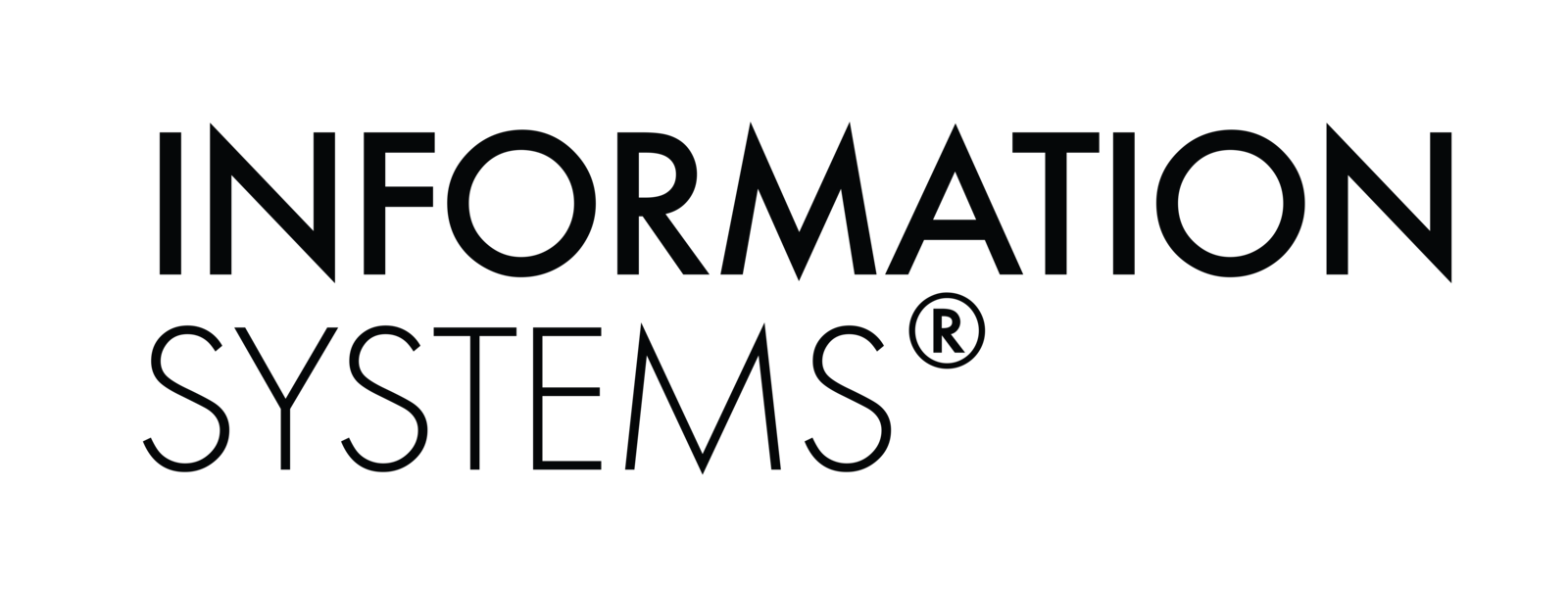 Logo information systems preto