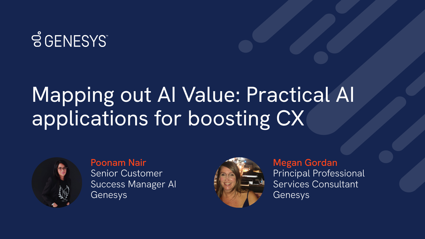 AI for CX Webinar Series – The art of the possible with AI: Realising the value 4/4