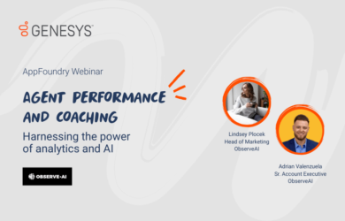 Agent performance and coaching: Harnessing the power of analytics and AI