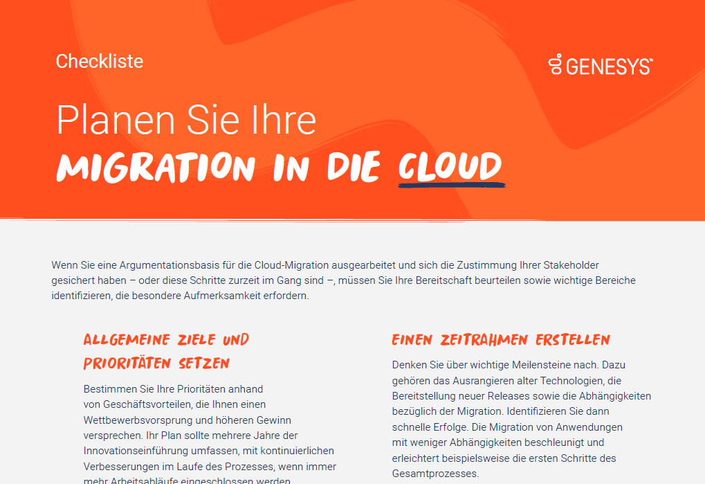 Migration roadmap   de