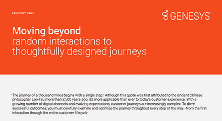 Moving beyond random interactions to thoughtfully designed journeys resource center en