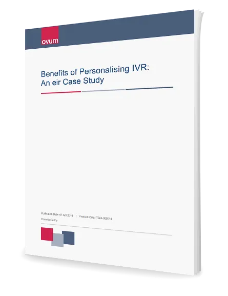 Ovum benefits of personalizing ivr   an eir case study genesysuk portrait 3d lp qe