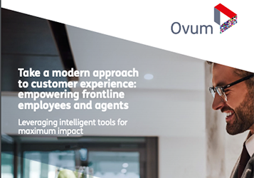 Take a modern approach to customer experience: empowering frontline employees and agents