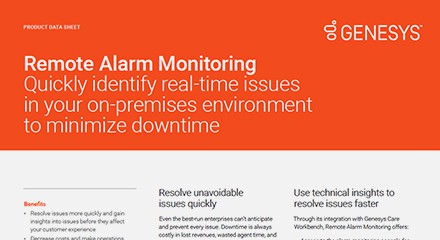 Remote Alarm Monitoring
