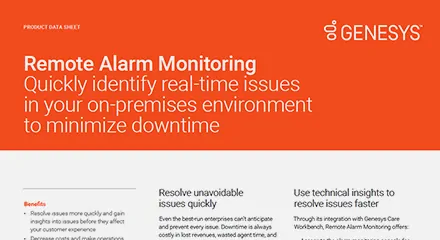 Remote Alarm Monitoring
