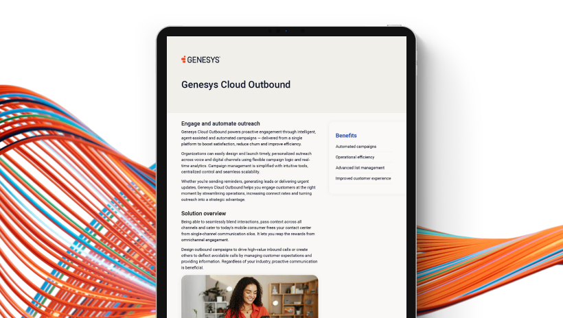 Resource thumbnail product overview   genesys cloud outbound