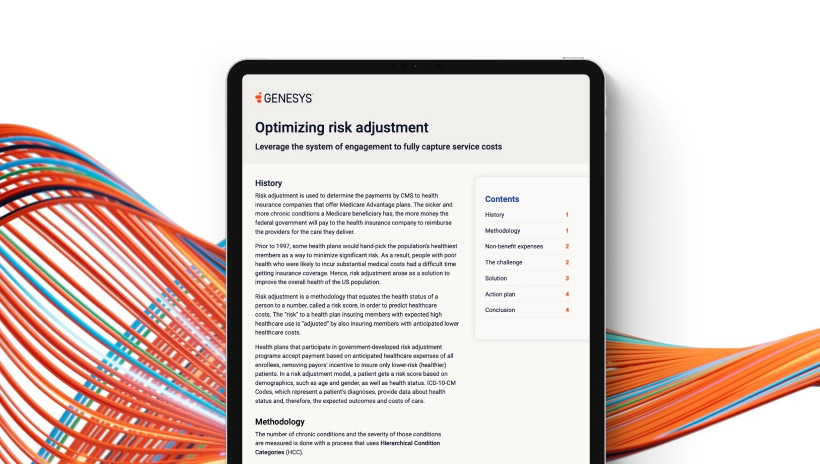 Resource thumbnail optimizing risk adjustment