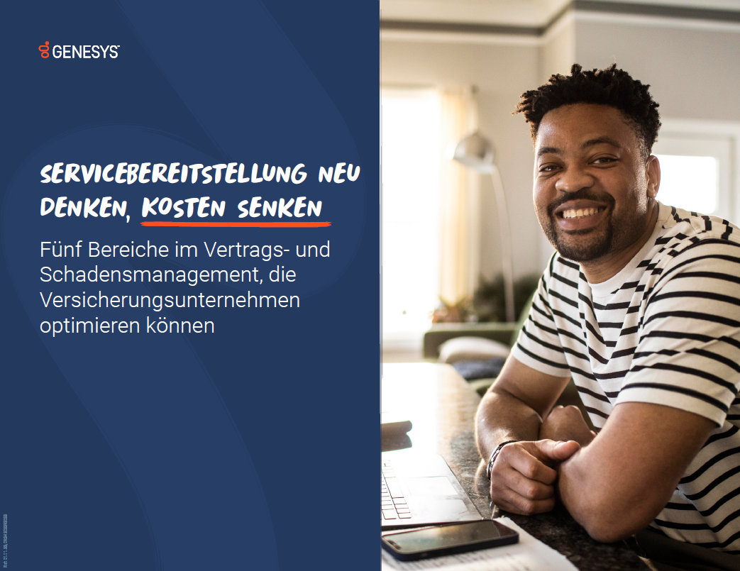 Rethink service delivery & drive down costs   insurance de