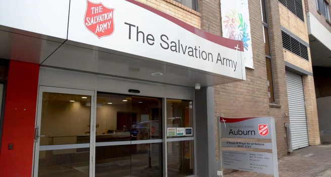 Salvation army australia front entrance